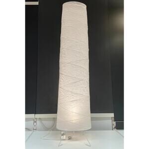 IKEA VICKLEBY Floor Lamp Rice Paper White 54" E17 Included-NEW